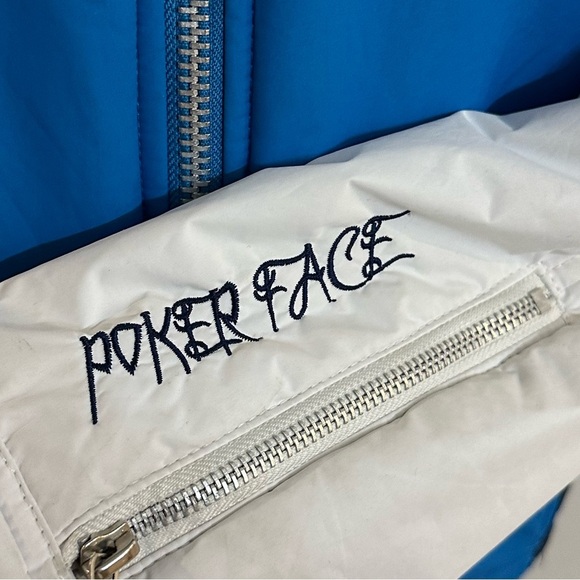 Poker Face Jeans Blue and White Jacket - Picture 4 of 8